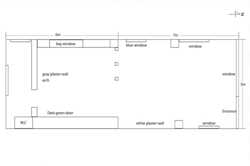 スタジオ　全体図